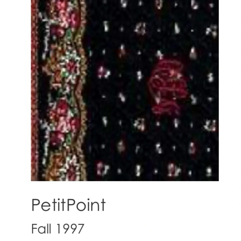 Vintage VERA BRADLEY 1997 Trifold Travel Hanging Toiletries Bag Black Red Roses - Picture 12 of 12